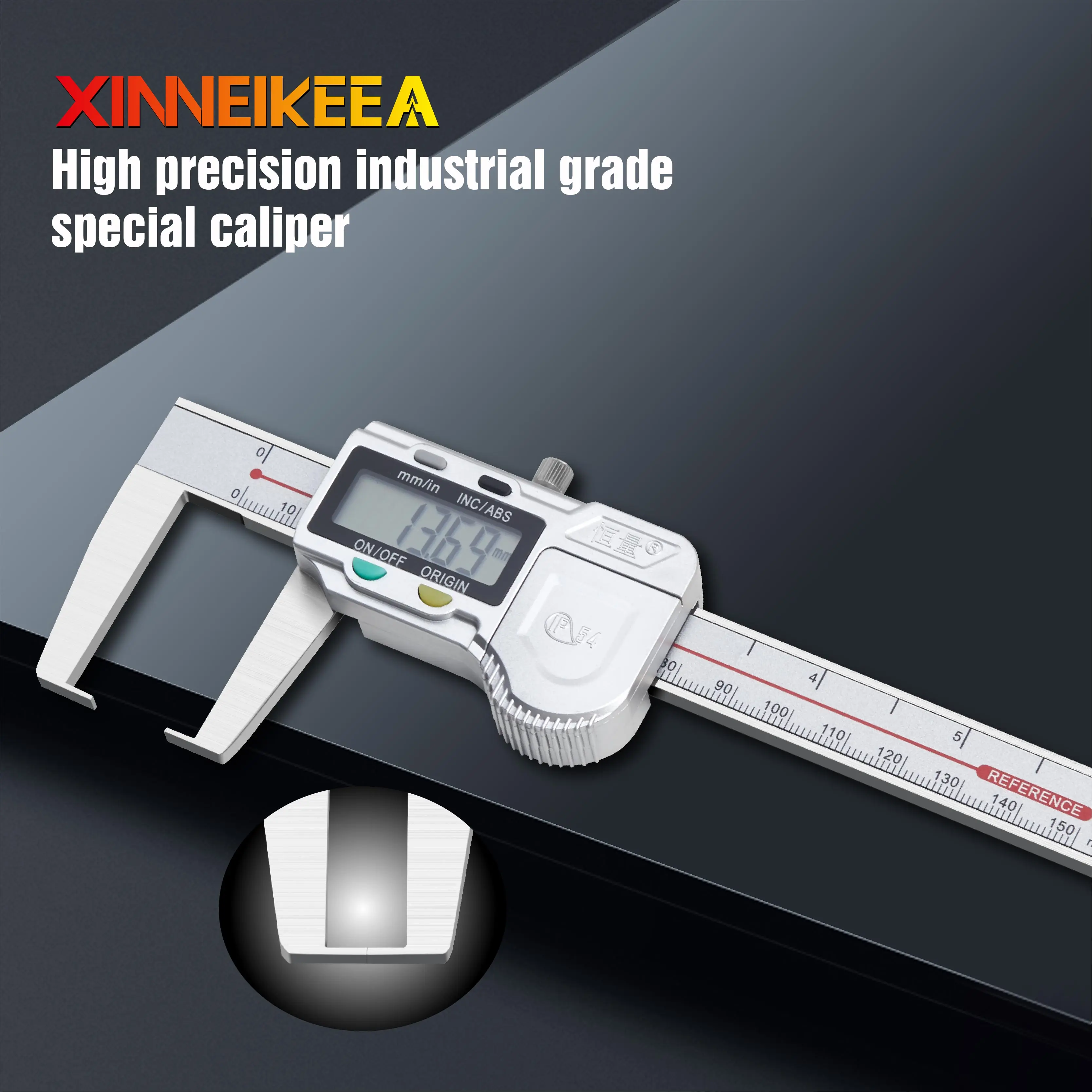 Цифровой штангенциркуль измерительные приборы внешняя канавка цифровой