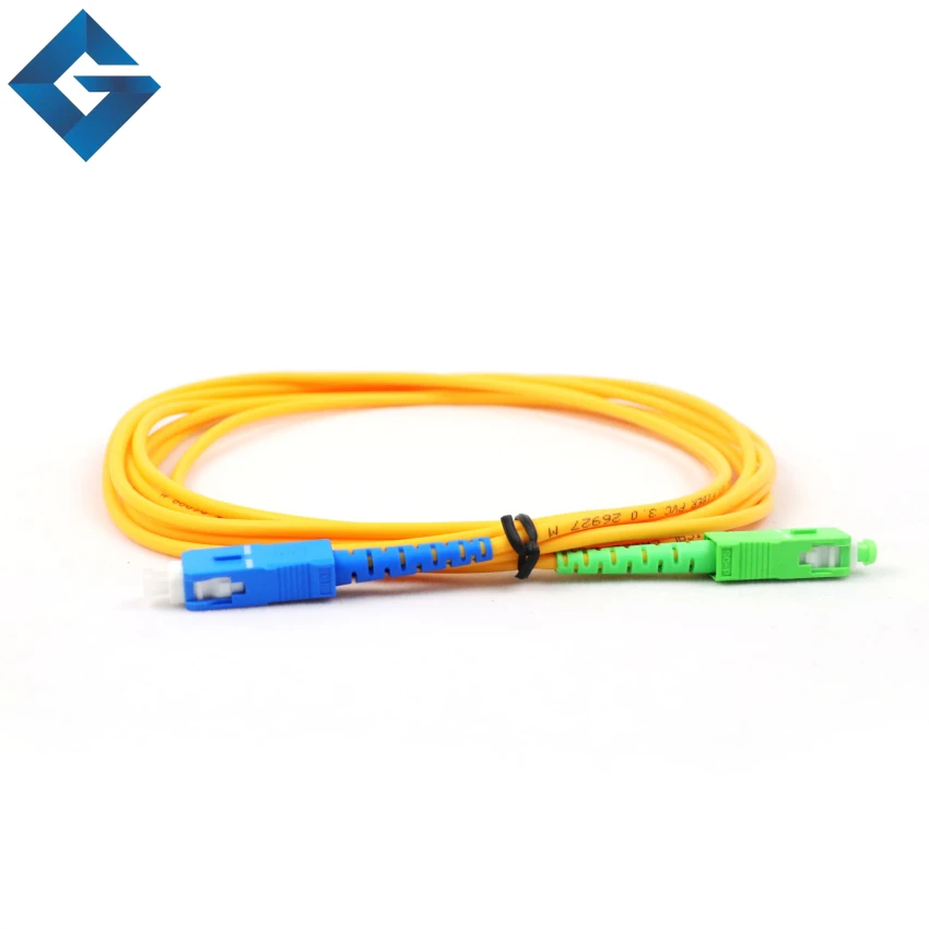 Оптоволоконный Соединительный кабель FTTH SC/APC SC/UPC 9/125 SX SM 3 М 0 мм перемычка шнур