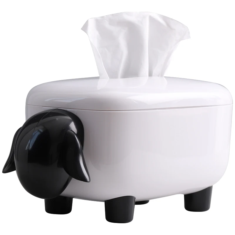 

Пластиковая коробка для салфеток, органайзер из мультфильма, животные, ягненок, рулон бумаги, держатель для салфеток, прямоугольная бумажна...