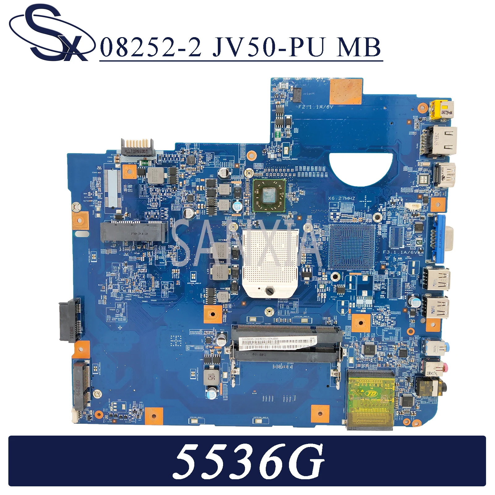 Материнская плата KEFU для ноутбука ACER 08252G оригинальная материнская GM 5536-2 Мб |