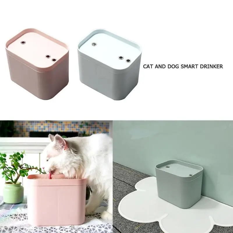 Автоматический водный фонтан для кошек и собак с usb питателем Электрический