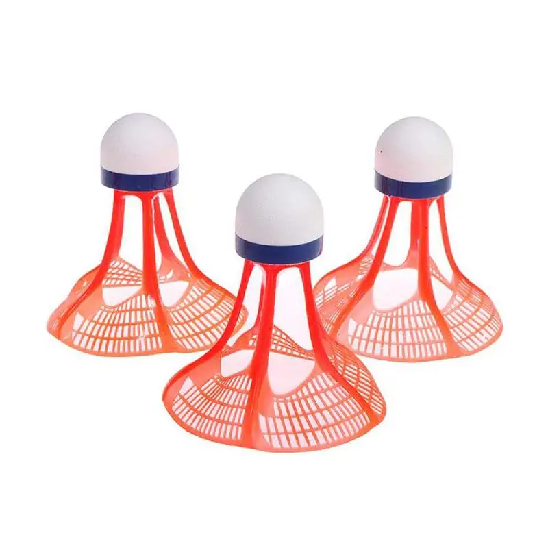 TAOYUN 3 Stück/Packung Air Badminton Airshuttle Feder Federball Birdies 2.0 Kunststoff Nylon Ball Winddicht für Training Outdoor Spiele 