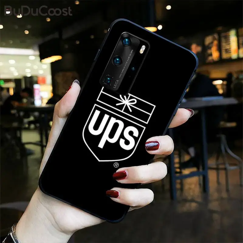 

CUCI Express TNT UPS pattern Phone Case for Huawei P20 P30 P20Pro P20Lite P30Lite P10 P Smart plus P10Lite P40 Pro P40 lite