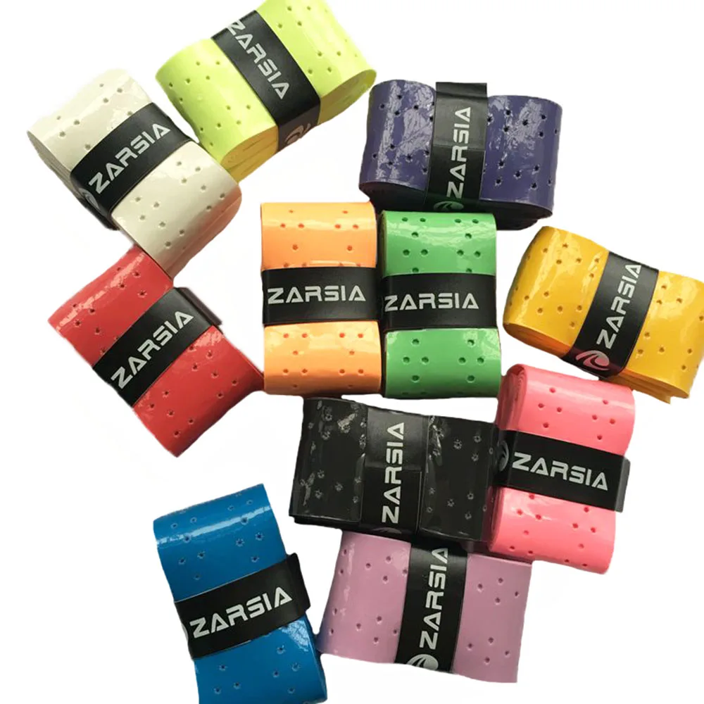 

10 шт. Сделано в Тайване ZARSIA Новинка ПУ Нескользящая липкая на ощупь теннисная Накладка для бадминтона