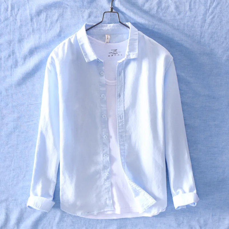 Новинка 2019 года Повседневная Высококачественная льняная обувь Koszule | Мужская