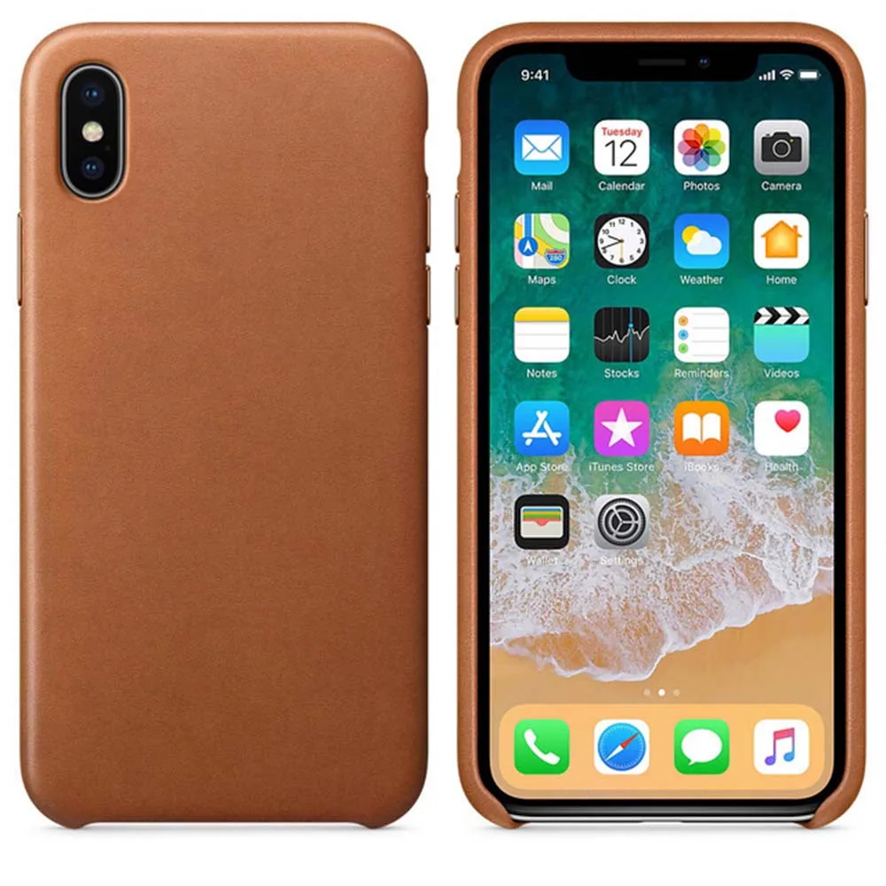 qian zongse 1:1 Официальный чехол из натуральной кожи для iPhone 7 8 Plus X XS XR XS MAX 11 pro max, чехол из натуральной кожи с розничной упаковкой - Цвет: qian zongse
