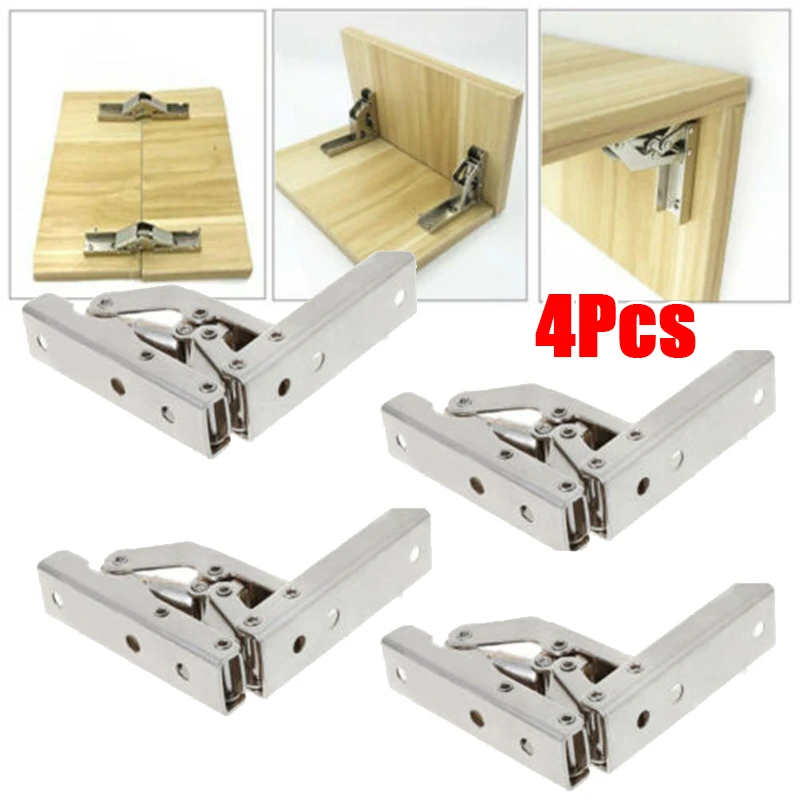 4 шт. петли инструменты Простая установка 90/180 градусов складные дверные