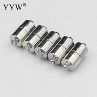 100pcsbags stainless steel magnetic clasps 8x5mm fplatinum color plated nickel lead for diy jewelry making clasp