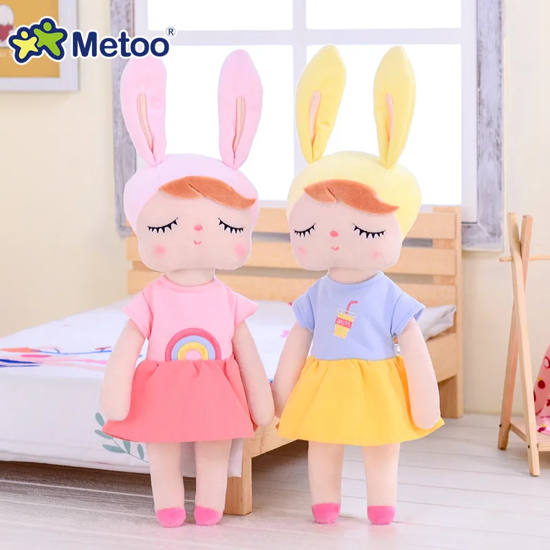 Metoo новый плюшевый и мягкий милый кролик милые животные для детей игрушки кукла