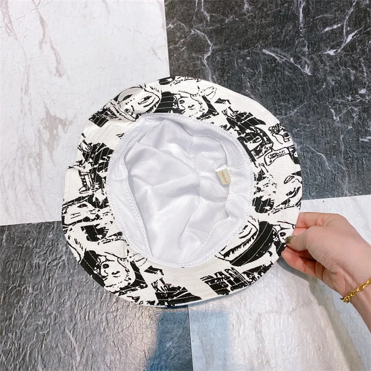 

202104-XX new Marilyn Monroe pattern fashion holiday lady leisure sun cap women leisure hat