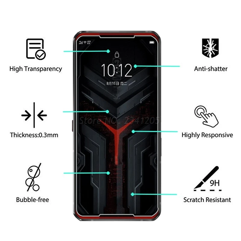 10-1Pcs Glass For Lenovo Legion Pro Screen Protector 6.65