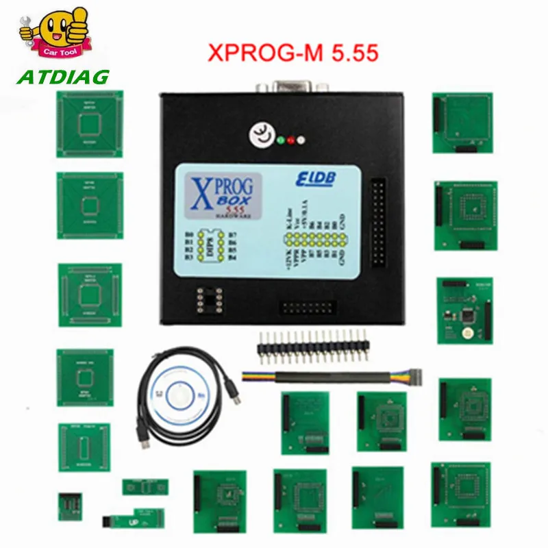 ПРОГРАММАТОР Xprog 5 55 X-prog M Box Xprog-M V5.55 лучше чем V 50 |