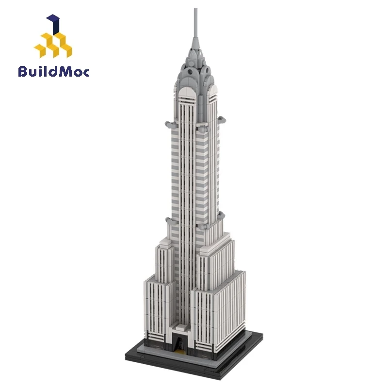 

BuildMoc Popular Architecture City Skyline Landmark Street View Building Blocks Bricks House Tower Architectures Toys For Kids