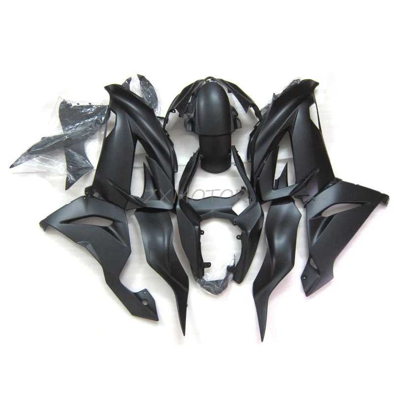 Customize Paint Injection Motorcycle fairings kits Suitable For Kawasaki ZX6R 2013 2014 Black Replace Fairing ZX6R 13 14 YU35