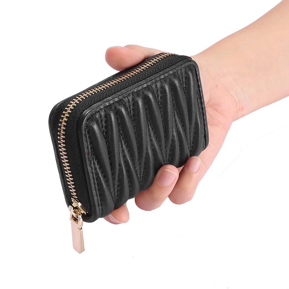 

Shopper Small Luxury Genuine Leather Wallet Clutch Handbags Purse Pouch Coin Card Holder Women Men Id Credit Money Fashion Brand