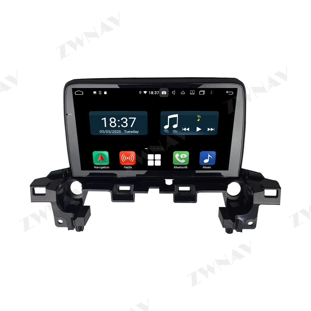 Carplay Android 10 экран Автомобильный мультимедийный DVD-плеер для Mazda CX-5 2017 2018 BT