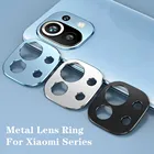 Металлическое кольцо для объектива Xiaomi Redmi Note 10 9 Pro 10Pro K40, алюминиевая защитная крышка для камеры Xiaomi Mi 11 Poco F3, пленка