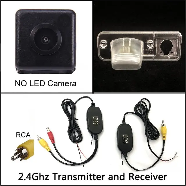 wireless n NO LED Для Volkswagen VW T4 Multivan Transporter Caravelle бизнес HD CCD автомобильная парковочная камера заднего вида ночное видение - Название цвета: wireless n NO LED