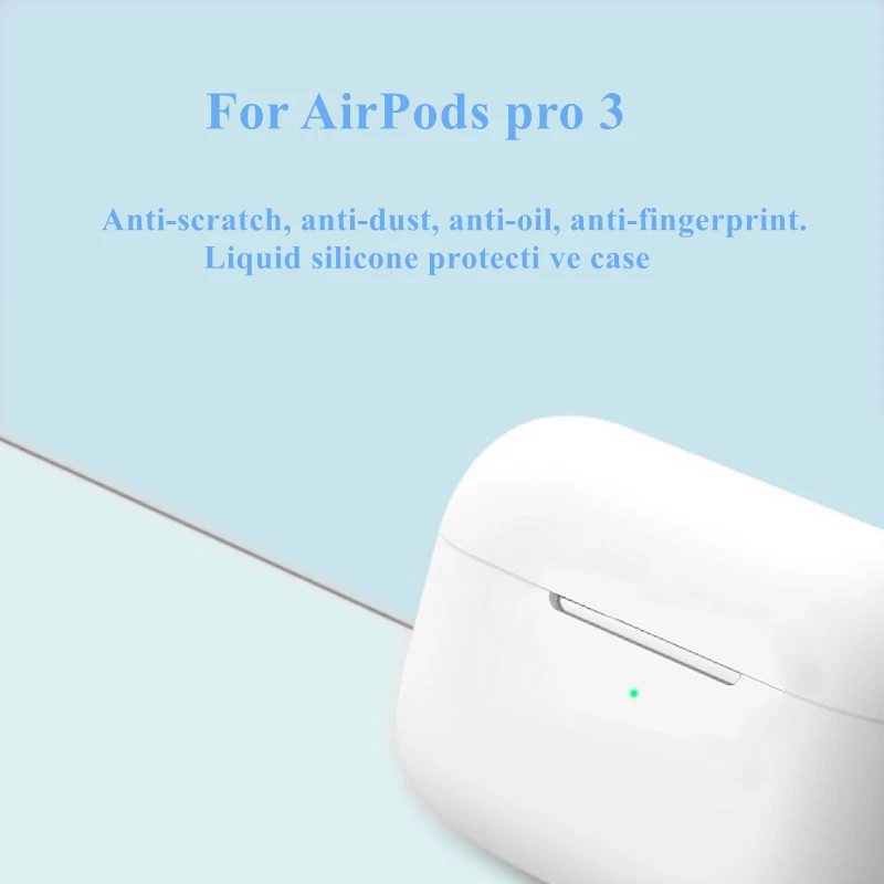 Силиконовый чехол для Airpods Pro 3 беспроводной Bluetooth airpod Air Pods аксессуары