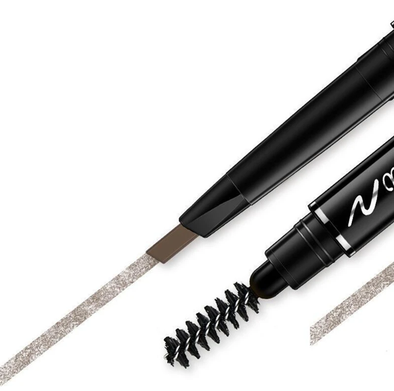 Карандаш для бровей двухсторонний Водонепроницаемый долговечный не Цветущая