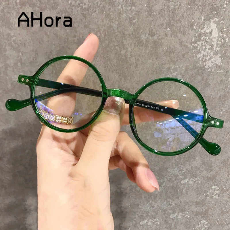 Круглые очки для чтения Ahora 2022 ульсветильник маленькие дальнозоркости с