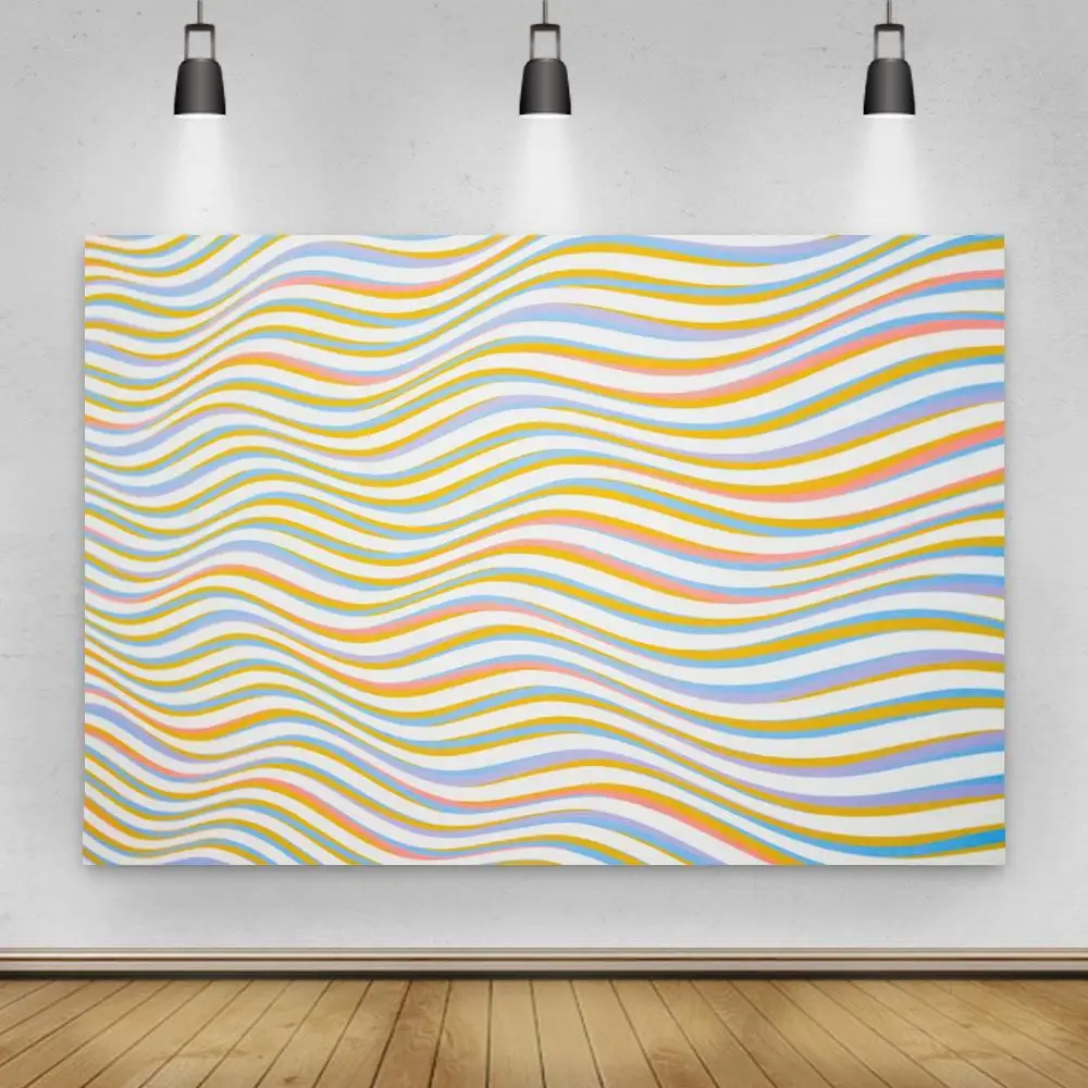 

Красочные 3D волны статическая Иллюзия узор фотографии фоны новорожденный ребенок портрет фото фоны для студии фотосессия