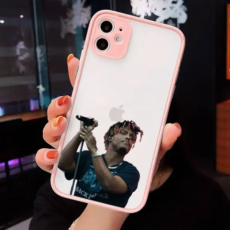 

Juice Wrld Lucid Dream Hip Hop Rap Phone Cases matte transparent For iphone 7 8 11 12 plus mini x xs xr pro max cover