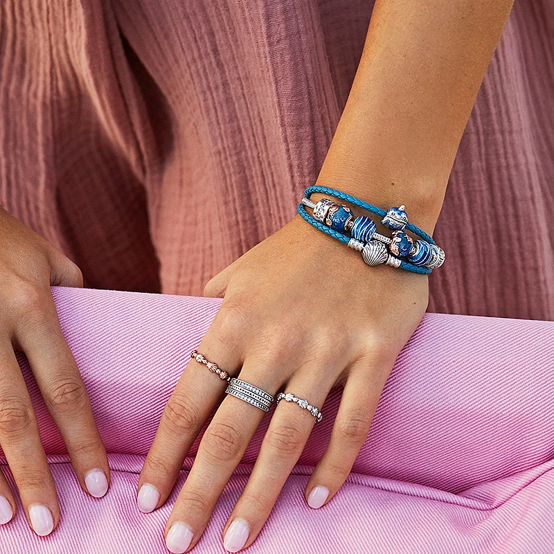 Шармы Volayer для браслетов Пандора из муранского стекла морская черепаха звезда