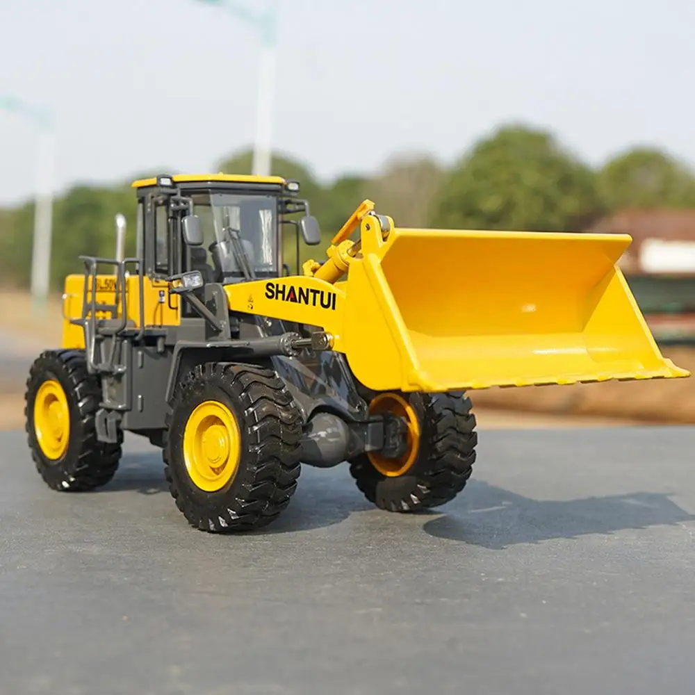 Масштаб 1/35 SHANTUI SL56H колесный погрузчик литые модели коллекционная игрушка