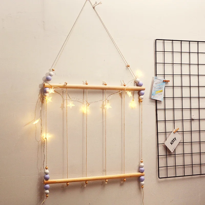 Новый скандинавский Настенный декор в скандинавском стиле подвесной деревянный