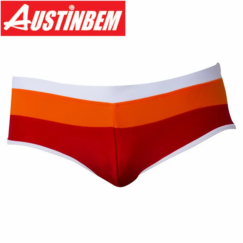 Austinbem, мужские плавки, разноцветные, плавки, купальные костюмы для мужчин, плавки, короткие, Maillot De Bain Homme Zwembroek, боксеры