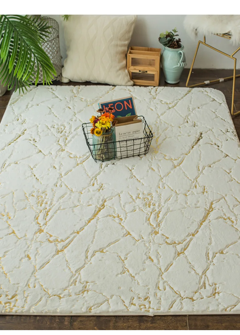 

Soft Fluffy Area Rug Living Room Carpet Thickening Light Luxury High-grade Carpet Children's room Rug Baby Nursery Decor Rug Mat