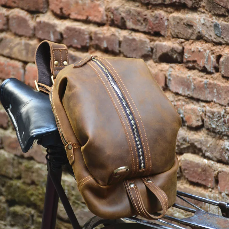 Мужская кожаная нагрудная сумка MAKETINA повседневная сумка-мессенджер ручной