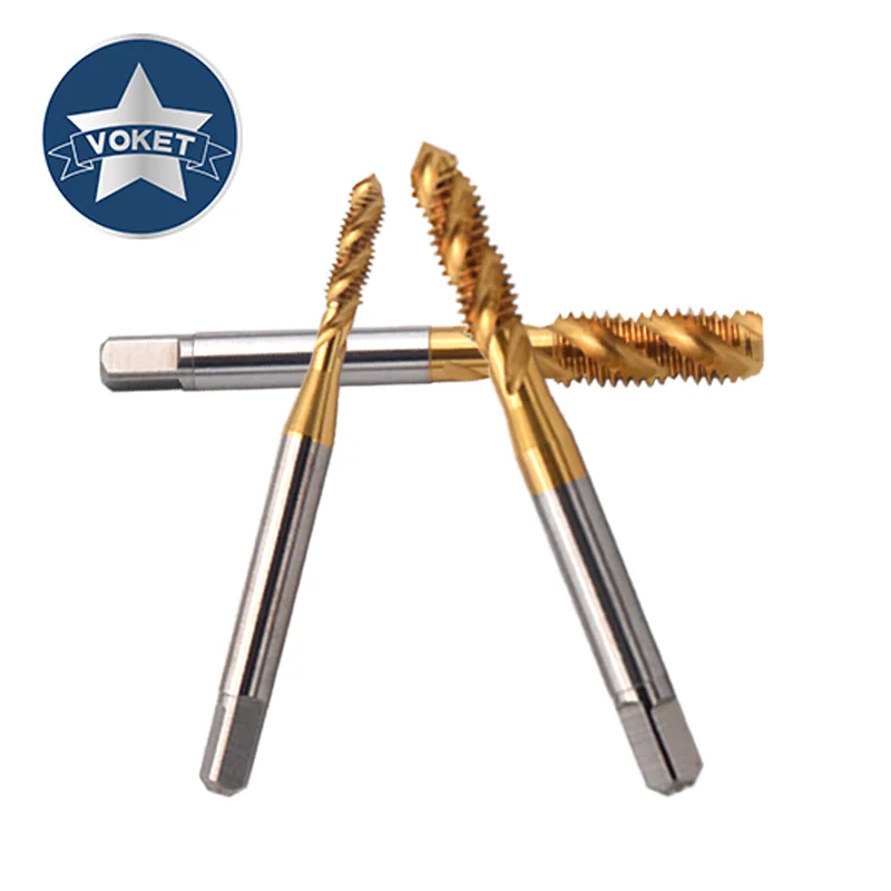 comprar 10PCS HSA Com Estanho Espiral Caneladas Torneira UNC 1-64 2-56 3-48 4-40 5-40 6-32 8-32 10-24 12-24 1/4 5/16 3/8 Máquina Torneiras De Rosca Do Parafuso