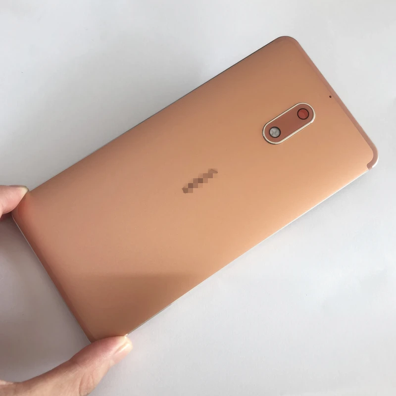 Металлический корпус для Nokia 6, новая модель, задняя крышка для Nokia 6, крышка батареи, одиночная версия с двумя sim-картами