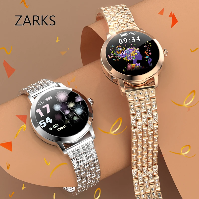 

ZARKS Smart Watch Women men IP68 Waterproof Call Heart Rate BP call tracker Fitness Tracker Smartwatch Connect For Android IOS
