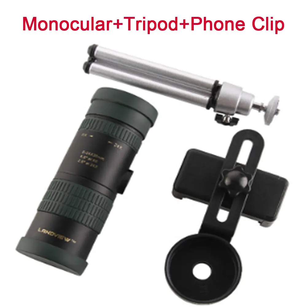 Type D Профессиональный телескоп мощный Монокуляр ночного видения 8-24X30 зум оптический spyglass монокль для снайперской охоты зрительные прицелы - Цвет: Type D