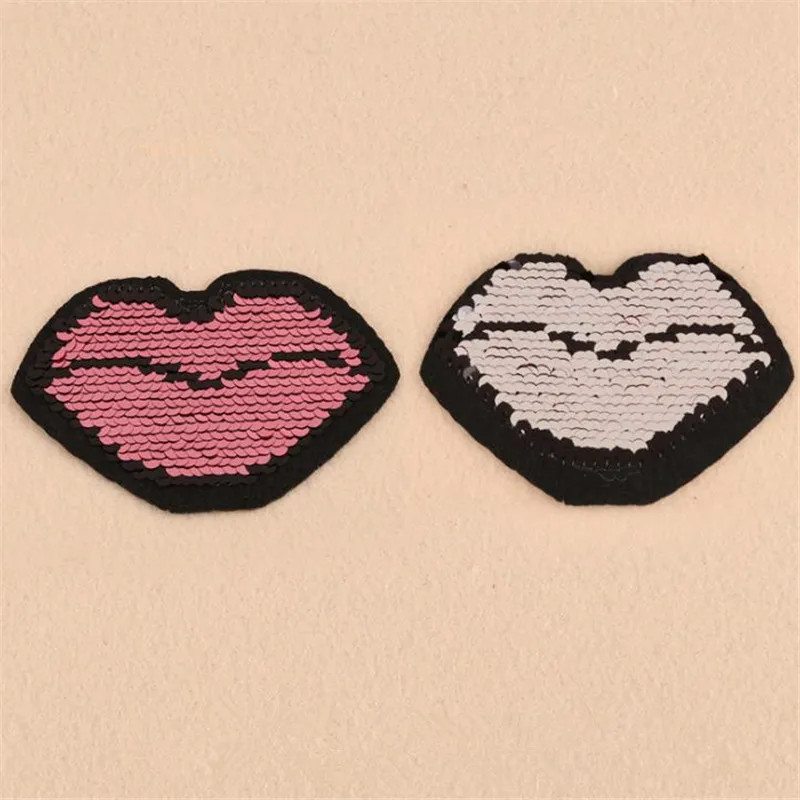 

Sequins Patch 220mm Dolphin Reversible Change Color Patches For Clothing Logo Strange Things Stickers Deal With It Tshirt Coat