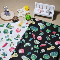 lychee life 50x142cm fruit vegetable printed fabric fashion colorful fabrics diy handmade sewing clothes supplies decorations