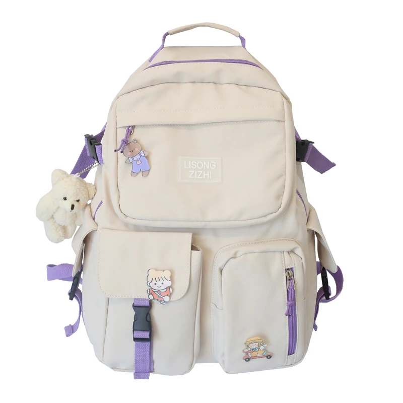 

Female Large Capacity Backpack Girl Cute School Backpacks for Teens Students Korean Schoolbag 2020 New Women Bookbag Feminina