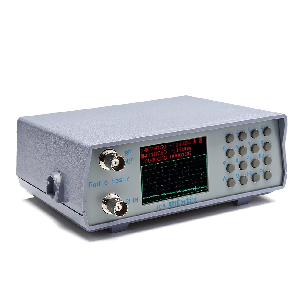 U/V UHF VHF Двухдиапазонный анализатор спектра простой анализатор спектра с w/отслеживанием источника 136-173 МГц/400-470 МГц