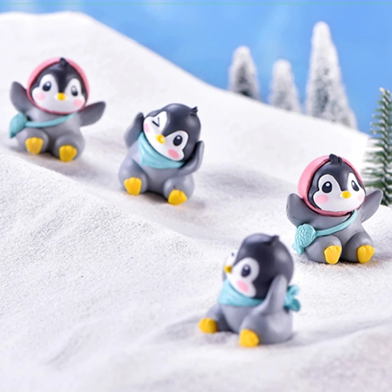 

T5EC 1PCS Available Realistic Aquarium Boutique Supplies Educational Interactive Baby Bathtub Toy Penguin Model