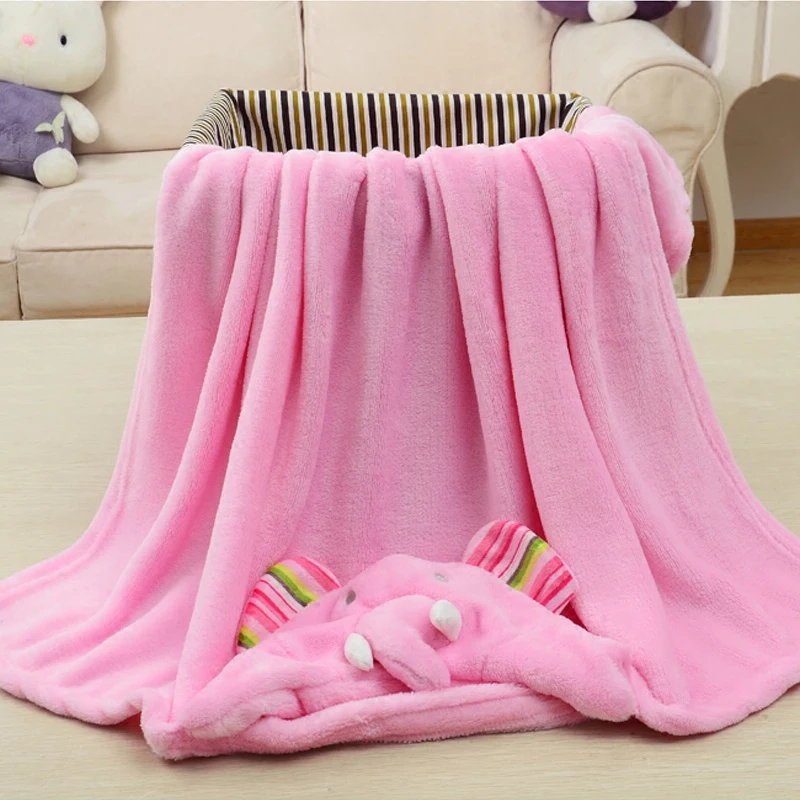 

cute Animal shape baby hooded bathrobe bath towel baby fleece receiving blanket neonatal hold to be Children kids infant bathing