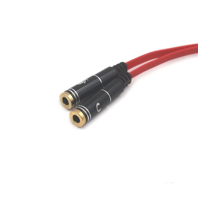 

3.5mm Y Splitter Headphone Mic Audio Adapter For Earphone Adapter