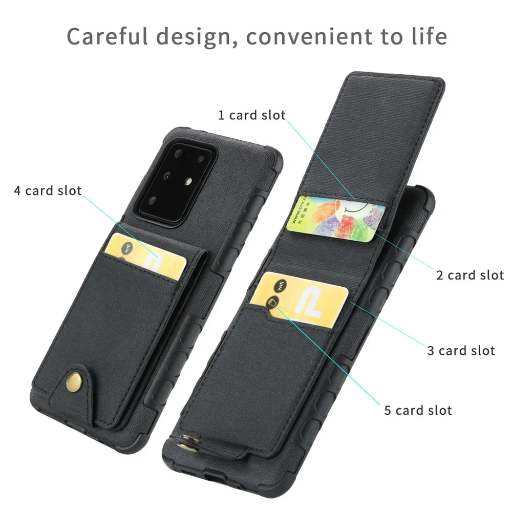 Холст с рисунком кошелек-Чехол из искусственной кожи для Samsung S20 ультра S10E