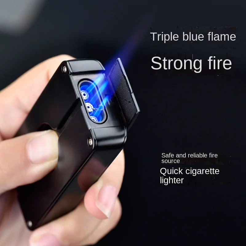 

Three Straight Cigarette Lighter Cigar Windproof Straight Lighter Welding Torch Spray Gun Ideas Lighters Smoking
