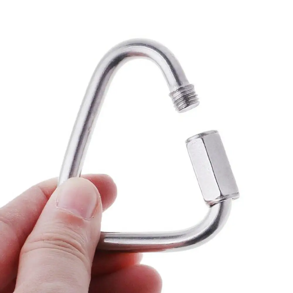 2 шт. треугольный карабин из нержавеющей стали для альпинизма | Спорт и