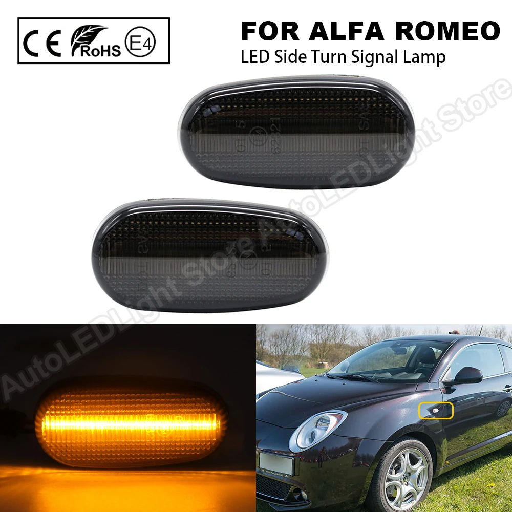2 шт. для Alfa Romeo 147 GT(937)MiTo 955 FIAT 198 хэтчбек светодиодный боковой габаритный фонарь