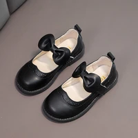new soft soled student black leather shoes kids fashion dress shoes girls princess shoes for dance performance chaussure fille