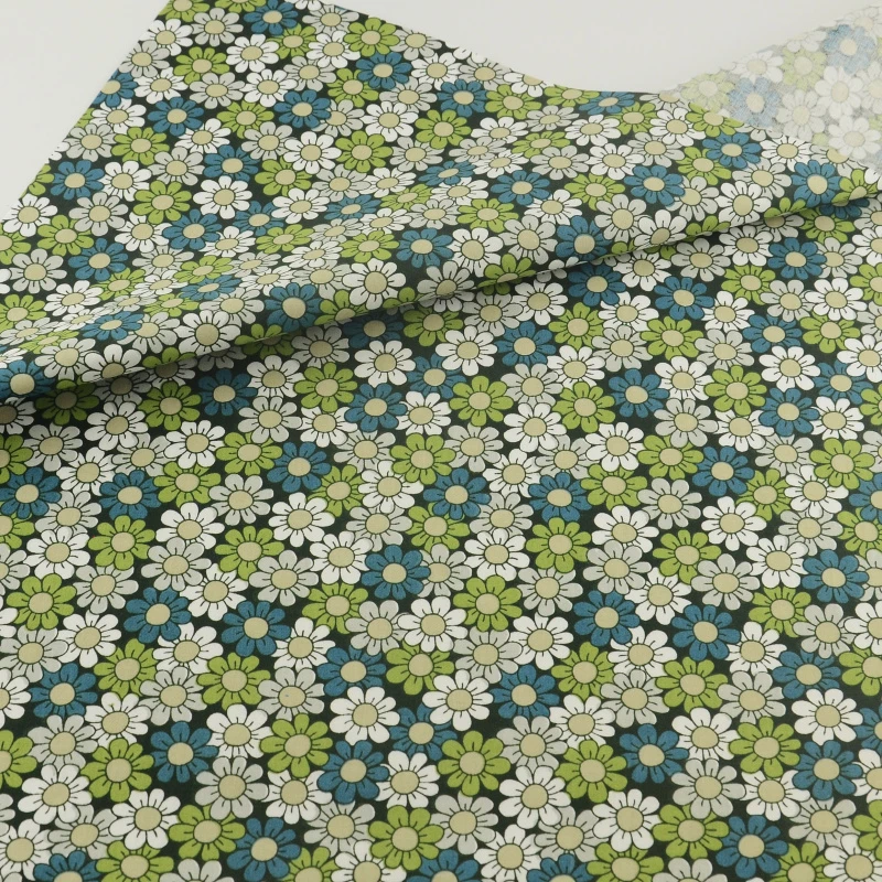 50x100cm Teramila Telas цветы Дизайн 50x100 см/шт лоскутное изделие из хлопчатобумажной ткани DIY одеяла домашний швейный материал ткань платье подушка для дома - Цвет: 50x100cm
